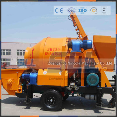 China capacidade de transferência forte móvel Output 30m3/H do misturador concreto e da bomba fornecedor