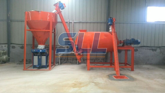 China Misturador de almofariz da mistura seca de capacidade total 1-2t/H, máquina seca do almofariz da eficiência elevada fornecedor