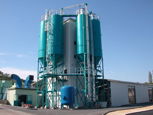 China 20-25T/H secam a linha de produção gipsita do almofariz/massa de vidraceiro que emplastra a fatura do almofariz fornecedor